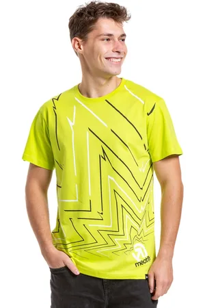 MEATFLY Pánské tričko Meatwave Safety Yellow