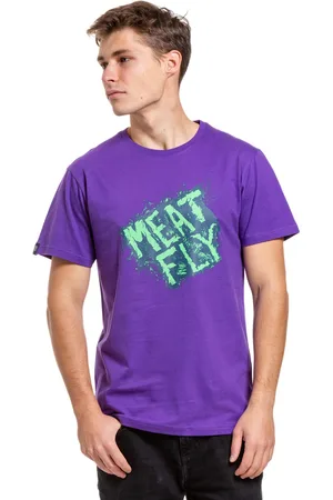 MEATFLY Pánské tričko Crooky Violet