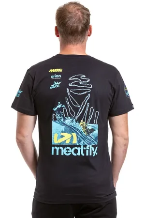 MEATFLY Pánské tričko Dakar Blue/Black