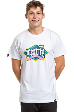 MEATFLY Pánské tričko Rockit White