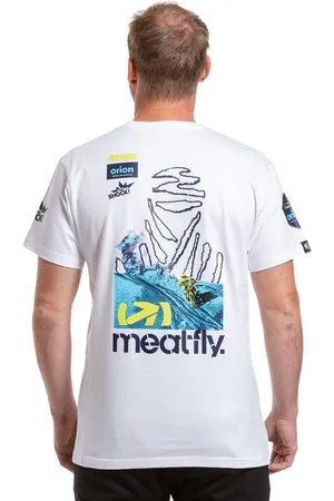 MEATFLY Pánské tričko Dakar Blue/White