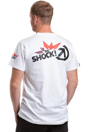 MEATFLY Pánské tričko Big Shock Teamup White