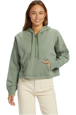 Roxy Dámská mikina Drakes Cove Half Zip Agave Green