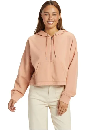 Roxy Dámská mikina Drakes Cove Half Zip Cafe Creme