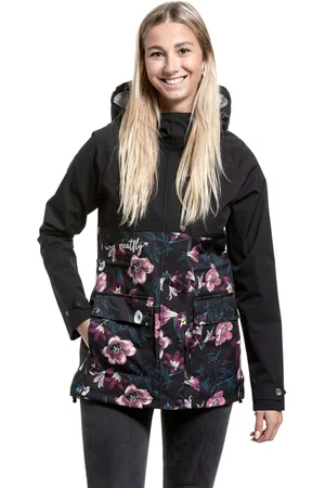MEATFLY Dámská street bunda Xita Hibiscus Black