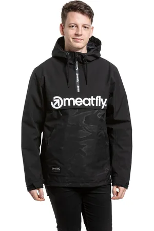MEATFLY Pánská street bunda Garen Morph Black Emboss