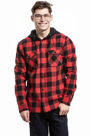 MEATFLY Pánská košile Mike Premium Red