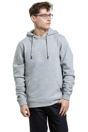 MEATFLY Pánská mikina Spencer Grey Heather