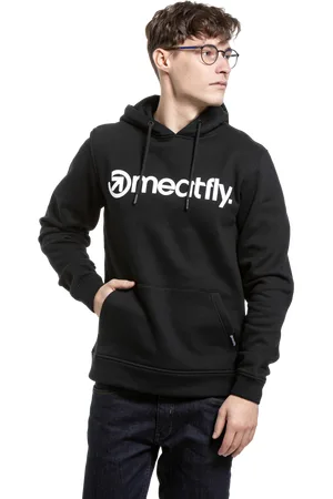 MEATFLY Pánská mikina Spencer Logo Black