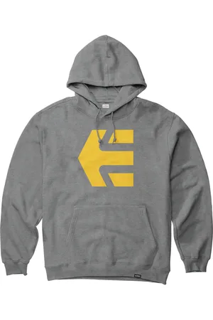 Etnies Pánská mikina Classic Icon Grey/Grey/Yellow