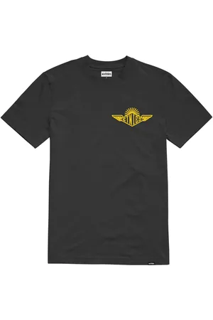 Etnies Pánské tričko Wings Black/Yellow