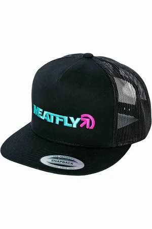 MEATFLY Kšiltovka Percy Trucker Snapback Turquoise / Black