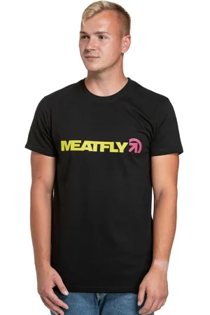 MEATFLY Pánské tričko Logex Lime/Black