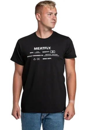 MEATFLY Pánské tričko Sign Black