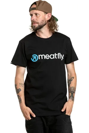 MEATFLY Pánské tričko Joe Grey/Black