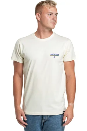 MEATFLY Pánské tričko Racing Spirit Cream