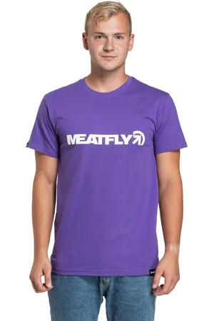 MEATFLY Pánské tričko Logex Violet