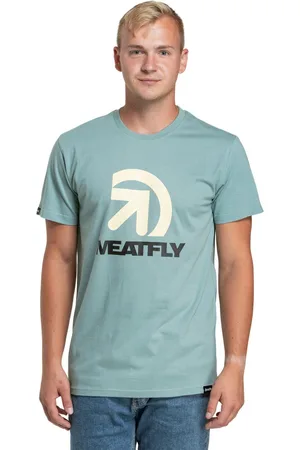 MEATFLY Pánské tričko Dais Dusty Mint