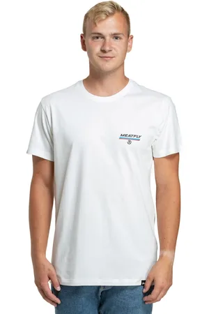 MEATFLY Pánské tričko Racing Spirit White