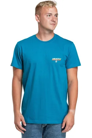MEATFLY Pánské tričko Racing Spirit Funky Blue
