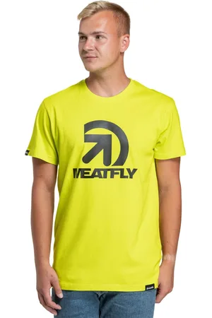 MEATFLY Pánské tričko Dais Safety Yellow