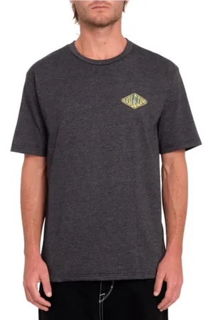 Volcom Pánské tričko Voboxed Hth Heather Black