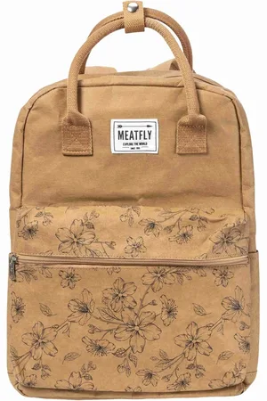 MEATFLY Papírový batoh Cheery Blossom Brown 18 L