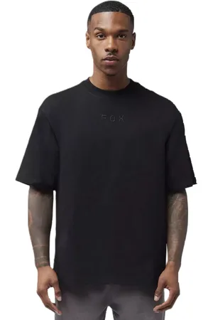 Fox Pánské tričko Wordmark Ov Ss Black