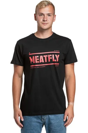 MEATFLY Pánské tričko Rele Black