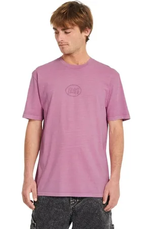 Volcom Pánské tričko Handstone Pw Steel Purple