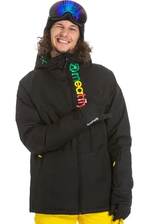 MEATFLY Pánská SNB & SKI bunda Hoax Black Rasta