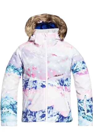 Roxy Dětská SNB & SKI bunda Jet Ski Bright White Pyrennes