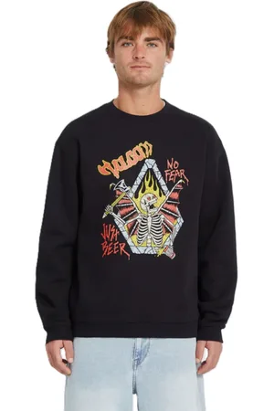 Volcom Pánská mikina Noder Crew Black