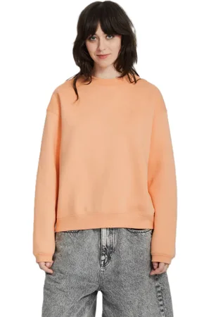 Volcom Dámská mikina Stone Heart Up Crew Pale Peach