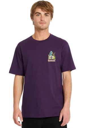 Volcom Pánské tričko Catv Bsc Sst Grape Royale