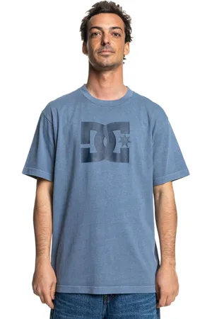 Dcshoes Pánské tričko DC Star Pigment Dye Hss Vintage Indigo Enzyme Wash