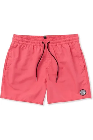 Volcom Pánské šortky Lido Solid Trunk 16 Washed Ruby