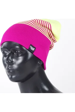 Nugget Kulich Token Beanie E - Orchid/Safety Yellow