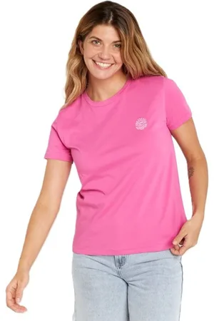 Rip Curl Dámské tričko Re-Entry Crew Hot Pink