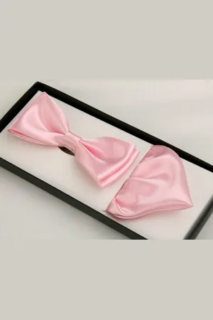 Mia Dresses Růžový pánský motýlek