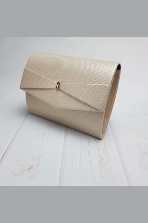 Mia Dresses Šampaňská kabelka s motýlkem