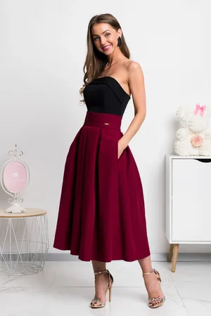 Mia Dresses áčková midi sukně