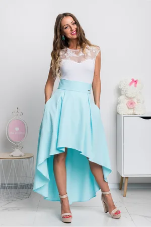 Mia Dresses Světle asymetrická sukně