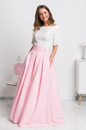 Mia Dresses Světle dlouhá sukně