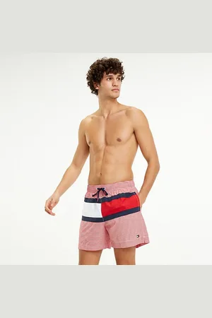 Tommy Hilfiger Pánské plavky s červeným proužkem