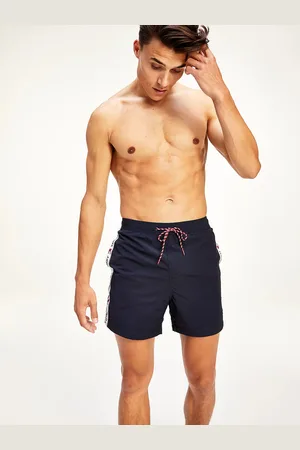 Tommy Hilfiger Pánské tmavě modré plavky SF MEDIUM DRAWSTRING