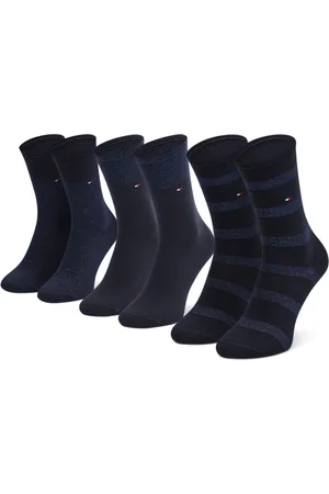 Tommy Hilfiger Dámské tmavě modré ponožky 3pack
