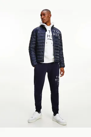 Tommy Hilfiger Pánská prošívaná tmavě bunda