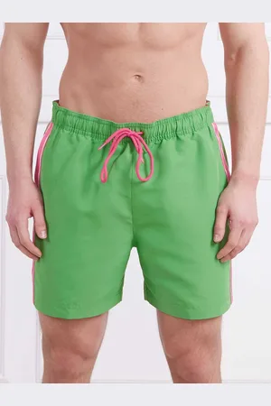 Tommy Hilfiger Pánské zelené plavky