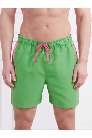 Tommy Hilfiger Pánské zelené plavky